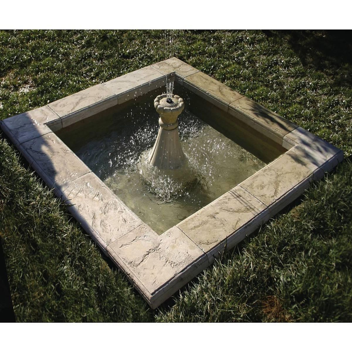 Habitat et Jardin Bassin carré  Eden  - 170 x 170 cm