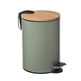 Voir la diapositive 2 : FIVE Poubelle Soft Close en Métal  Trio  3L Kaki