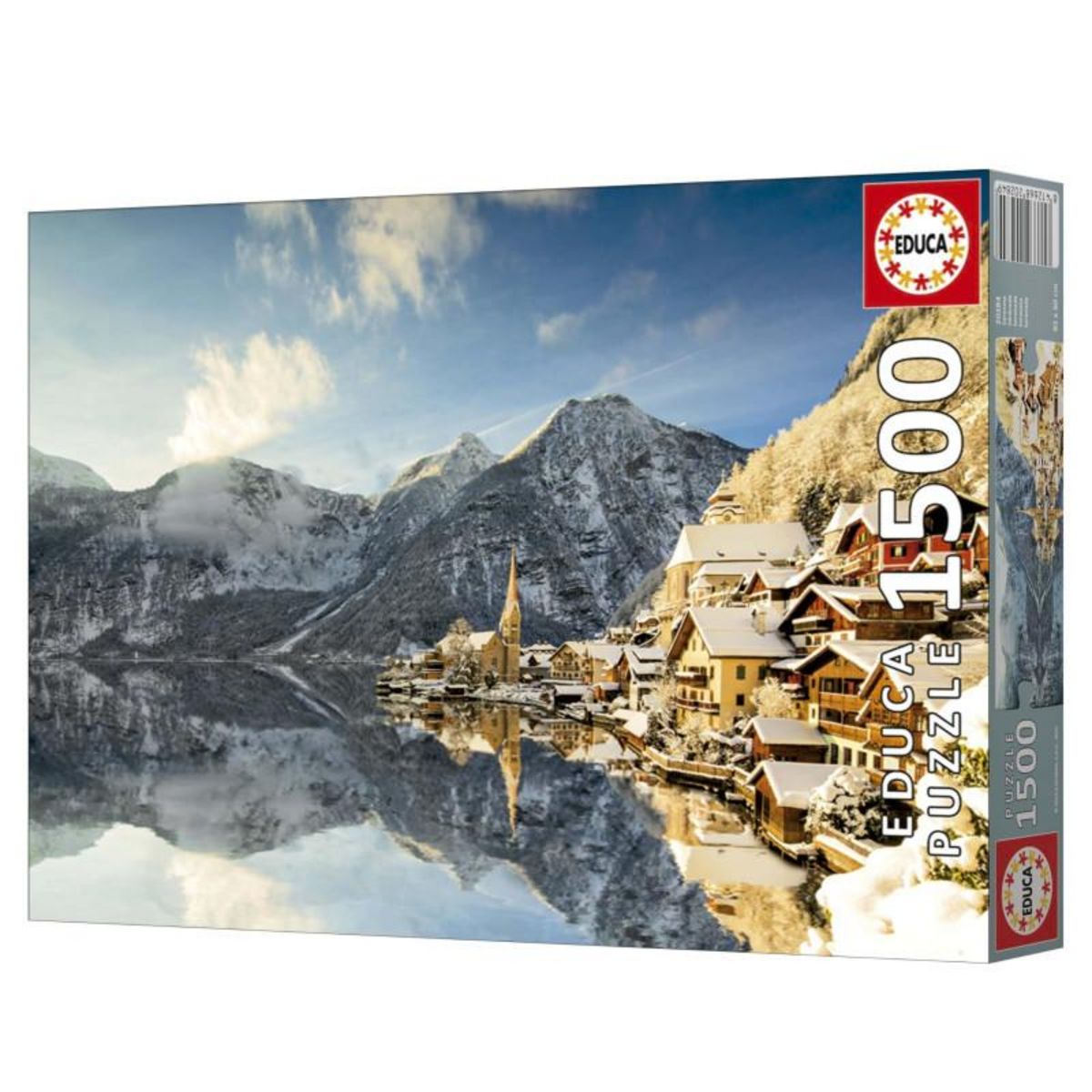 EDUCA Puzzle - EDUCA - Hallstatt Hiver - 1500 pieces - Paysage - 85 x 60 cm - Adulte