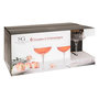Voir la diapositive 3 : SECRET DE GOURMET Lot de 6 Coupes à Champagne Design  Victoria  28cl Transparent