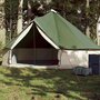 Voir la diapositive 1 : VIDAXL Tente familiale tipi 6 personnes vert impermeable