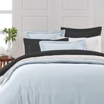 Sensei Maison Housse de couette en percale coton SOFT PERCALE. Coloris disponibles : Beige, Vert, Gris, Marron, Blanc, Bleu, Orange, Rouge, Rose