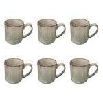 SECRET DE GOURMET Lot de 6 Mugs  Terre Inconnue  42cl Vert