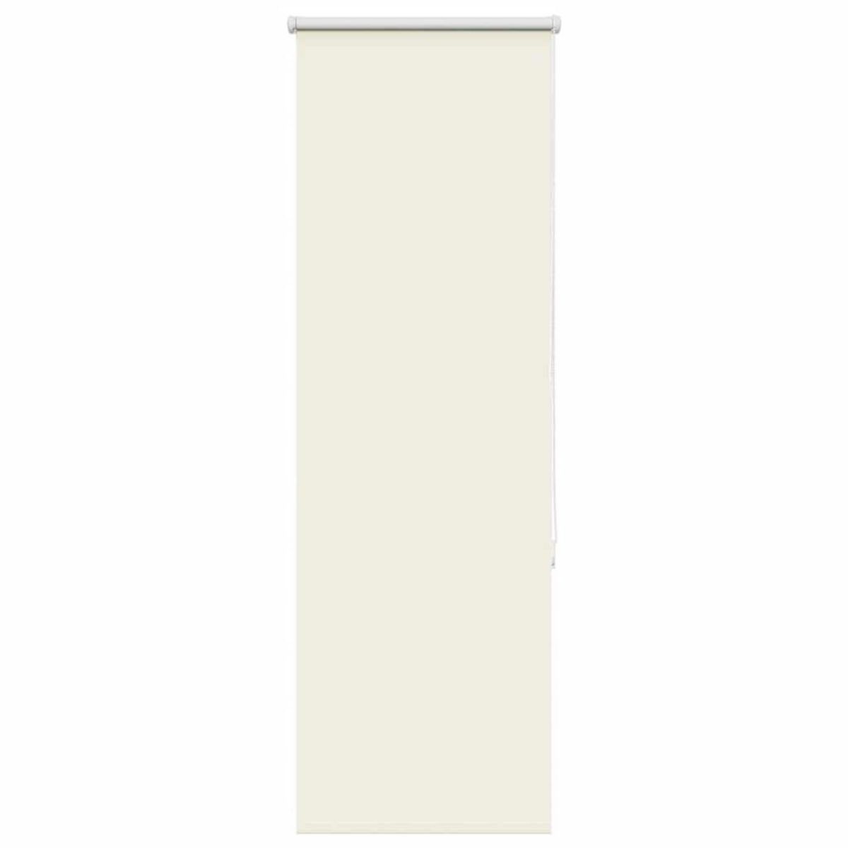 VIDAXL Store enrouleur occultant blanc casse largeur du tissu 50,7 cm