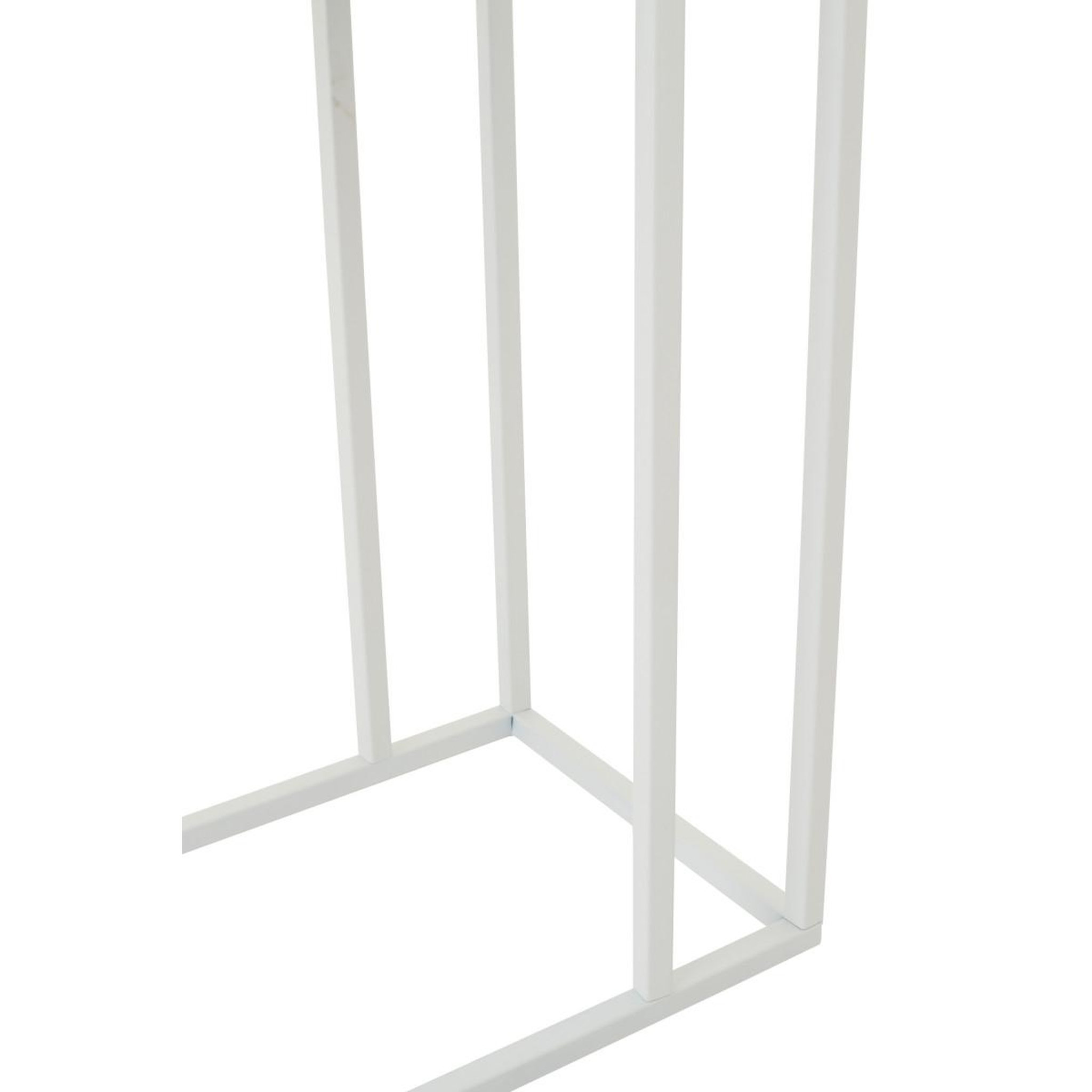 Voir la diapositive 5 : J-LINE Table d'appoint à carreaux  spia  60cm bleu & blanc