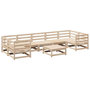 Voir la diapositive 2 : VIDAXL Salon de jardin 8 pcs bois de pin massif