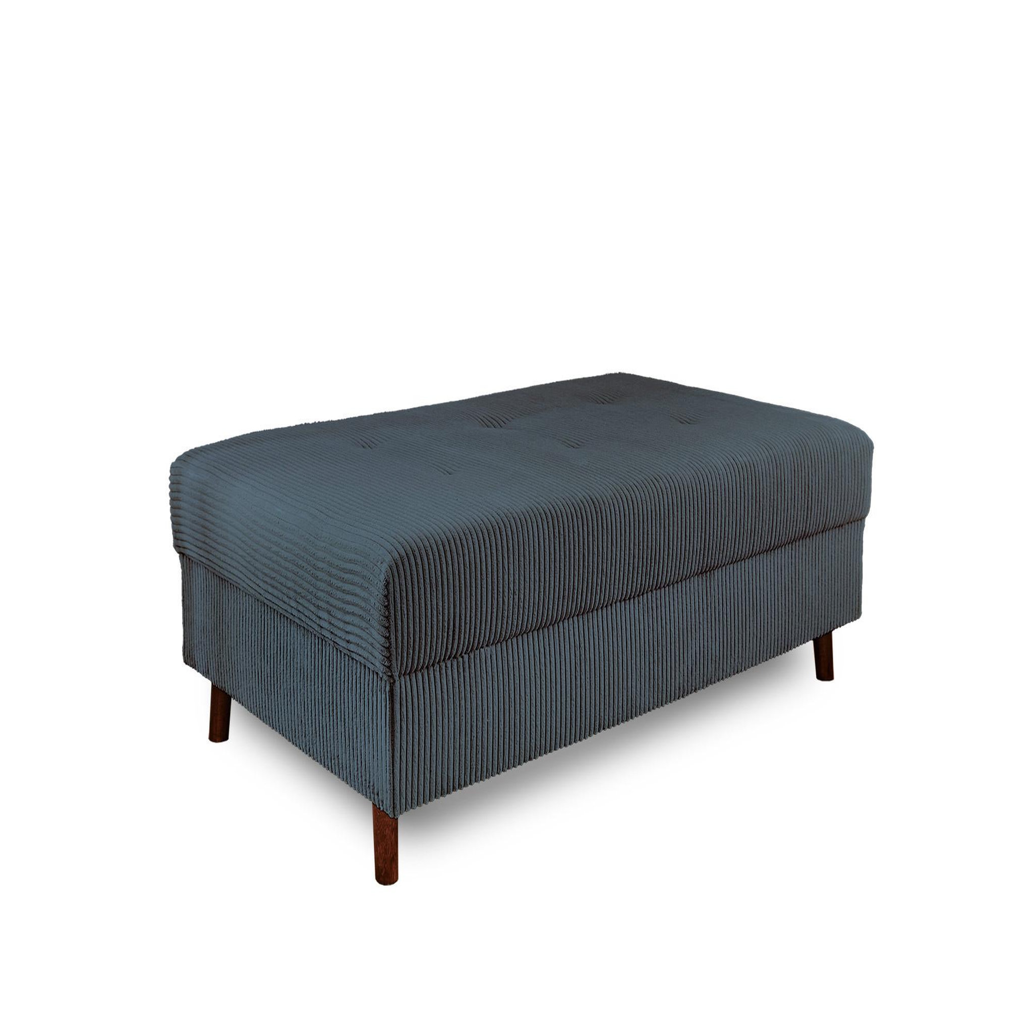 Voir la diapositive 1 : LISA DESIGN Rune - pouf modulable - en velours côtelé