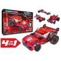 Voir la diapositive 2 : GP TOYS LP - Multimodel - Véhicule Rouge - 4 en 1 - 185 pcs