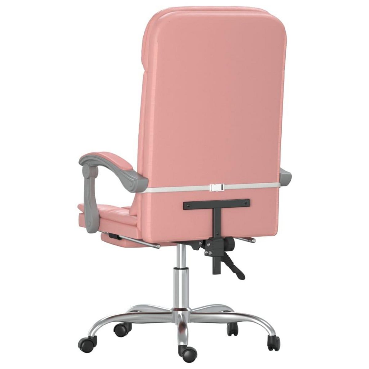 VIDAXL Fauteuil de massage inclinable de bureau Rose Similicuir