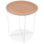 Voir la diapositive 3 : Paris Prix Table d'Appoint Design  Kwiko  46cm Naturel