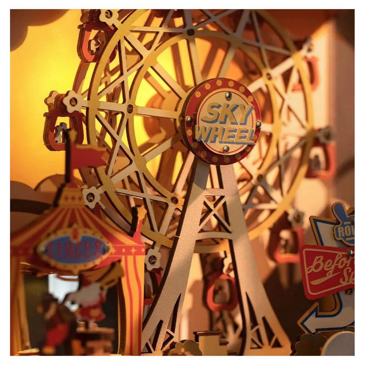 ROBOTIME Ma TV retro Sunset Carnival