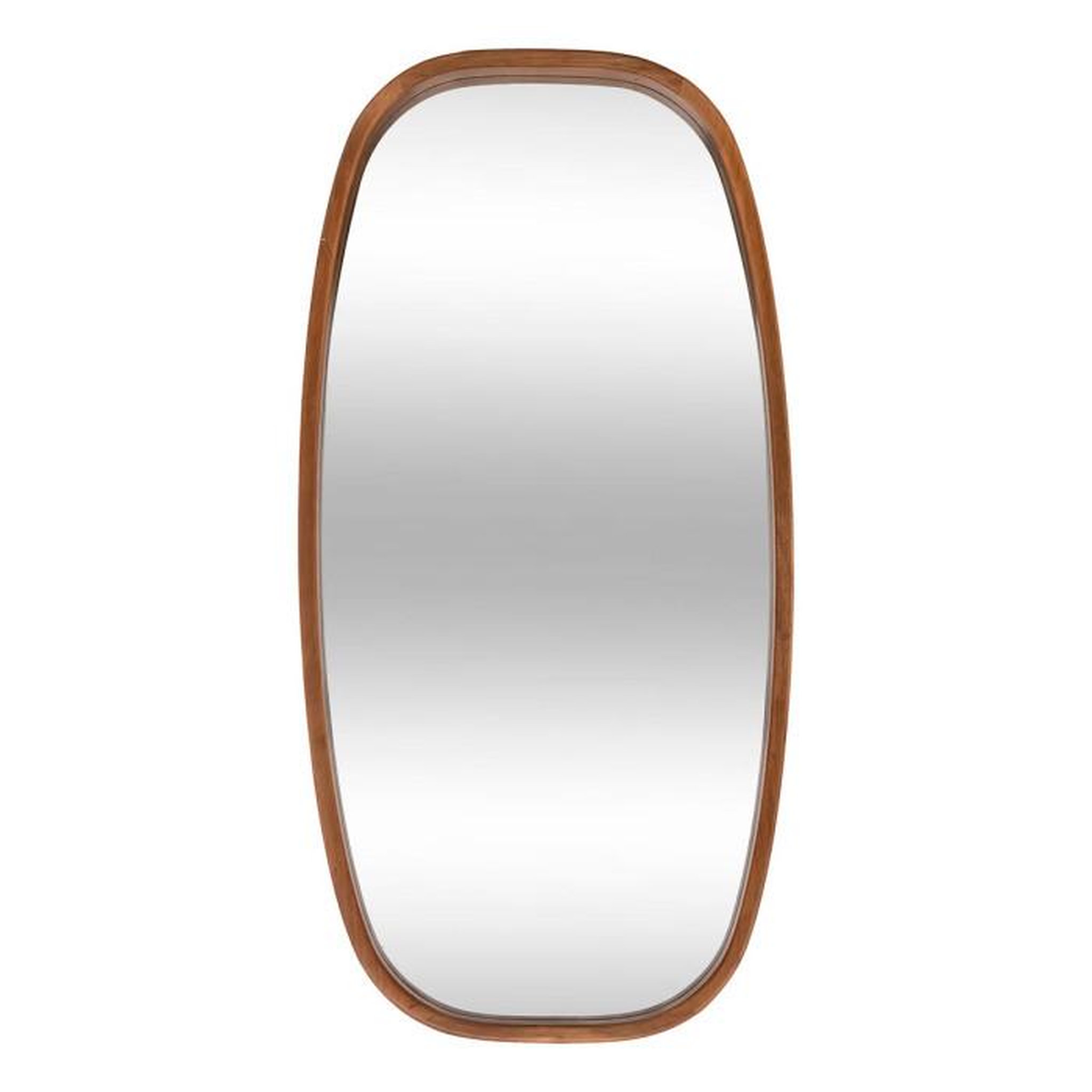 ATMOSPHERA Miroir Mural Ovale  Jasna  80cm Marron