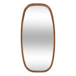 ATMOSPHERA Miroir Mural Ovale  Jasna  80cm Marron