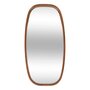 Voir la diapositive 1 : ATMOSPHERA Miroir Mural Ovale  Jasna  80cm Marron
