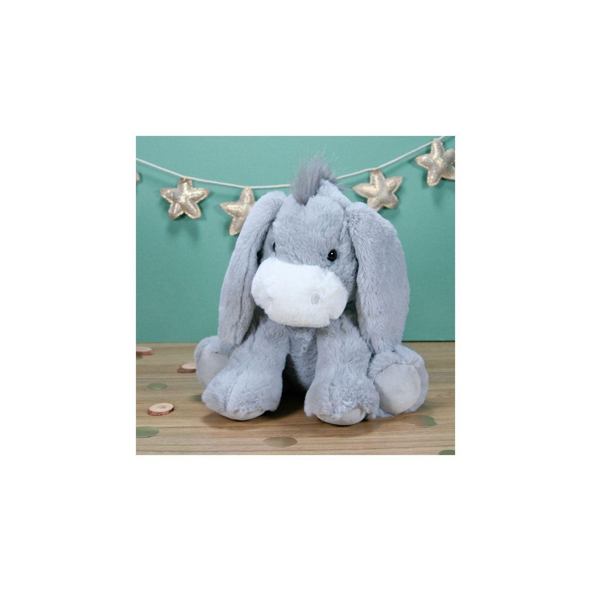 GIPSY  Peluche Les amis floppy 30 cm - âne