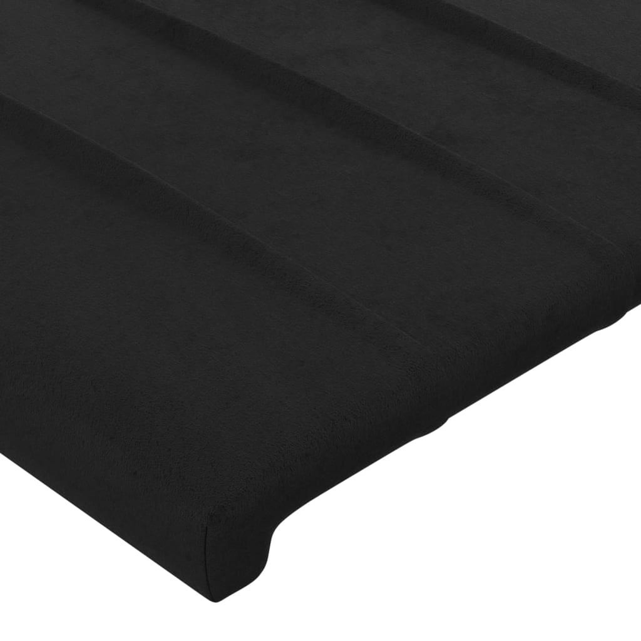 Voir la diapositive 5 : VIDAXL Tete de lit avec oreilles Noir 83x23x78/88 cm Velours