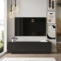 Voir la diapositive 2 : CONCEPT USINE Meuble TV design noir 140cm MELI