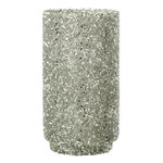 Paris Prix Photophore en Verre à Paillettes  Ethel  25cm Argent