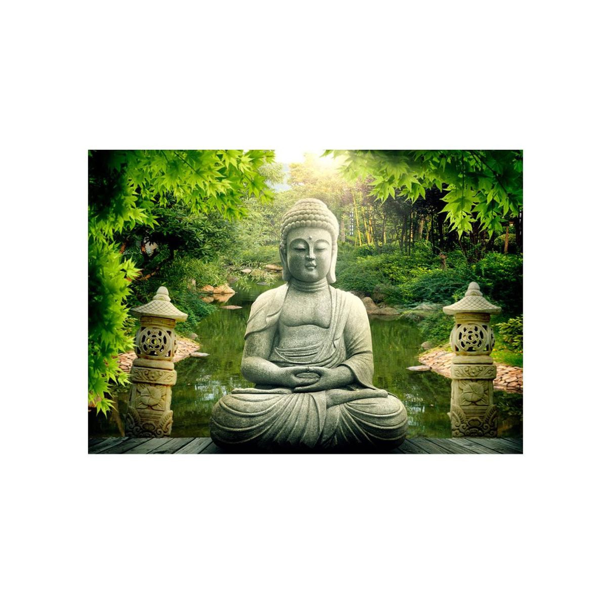 Voir la diapositive 2 : Paris Prix Papier peint  buddha's garden