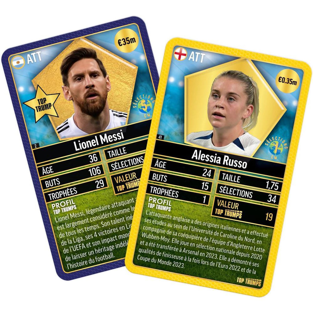 Winning Moves Top Trumps World Football Stars TOP 200 - Pack collector - Jeu de société - WINNING MOVES - 1 joueur ou plus - Des 6 ans