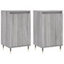 Voir la diapositive 2 : VIDAXL Buffets 2 pcs sonoma gris 40x35x70 cm bois d'ingenierie
