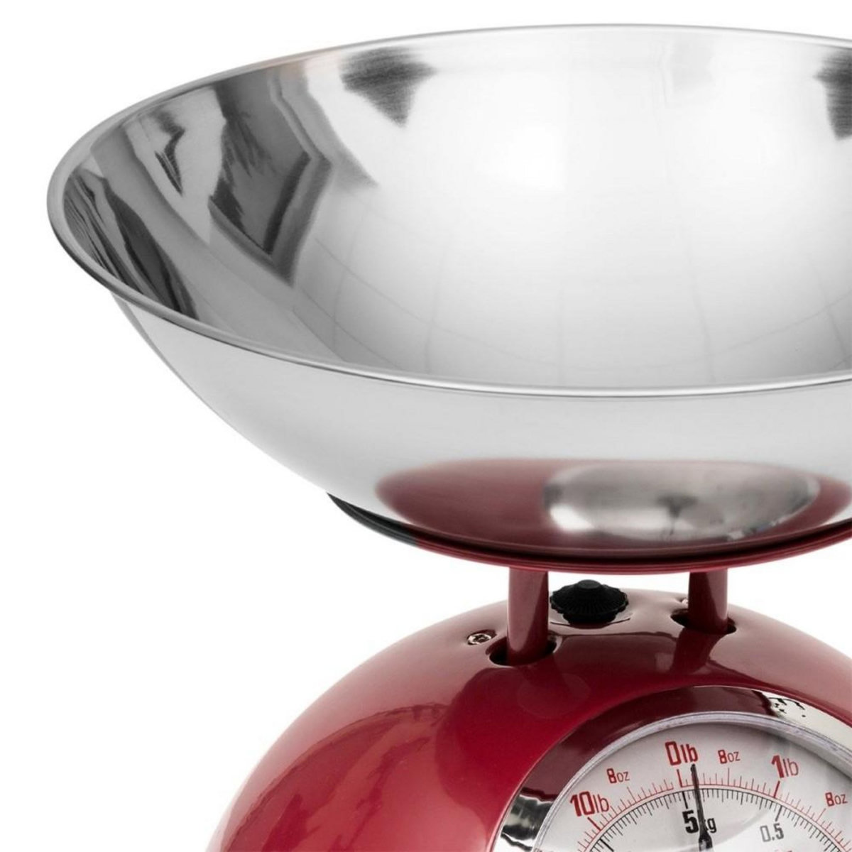 ATMOSPHERA Balance de cuisine rétro rouge 5kg