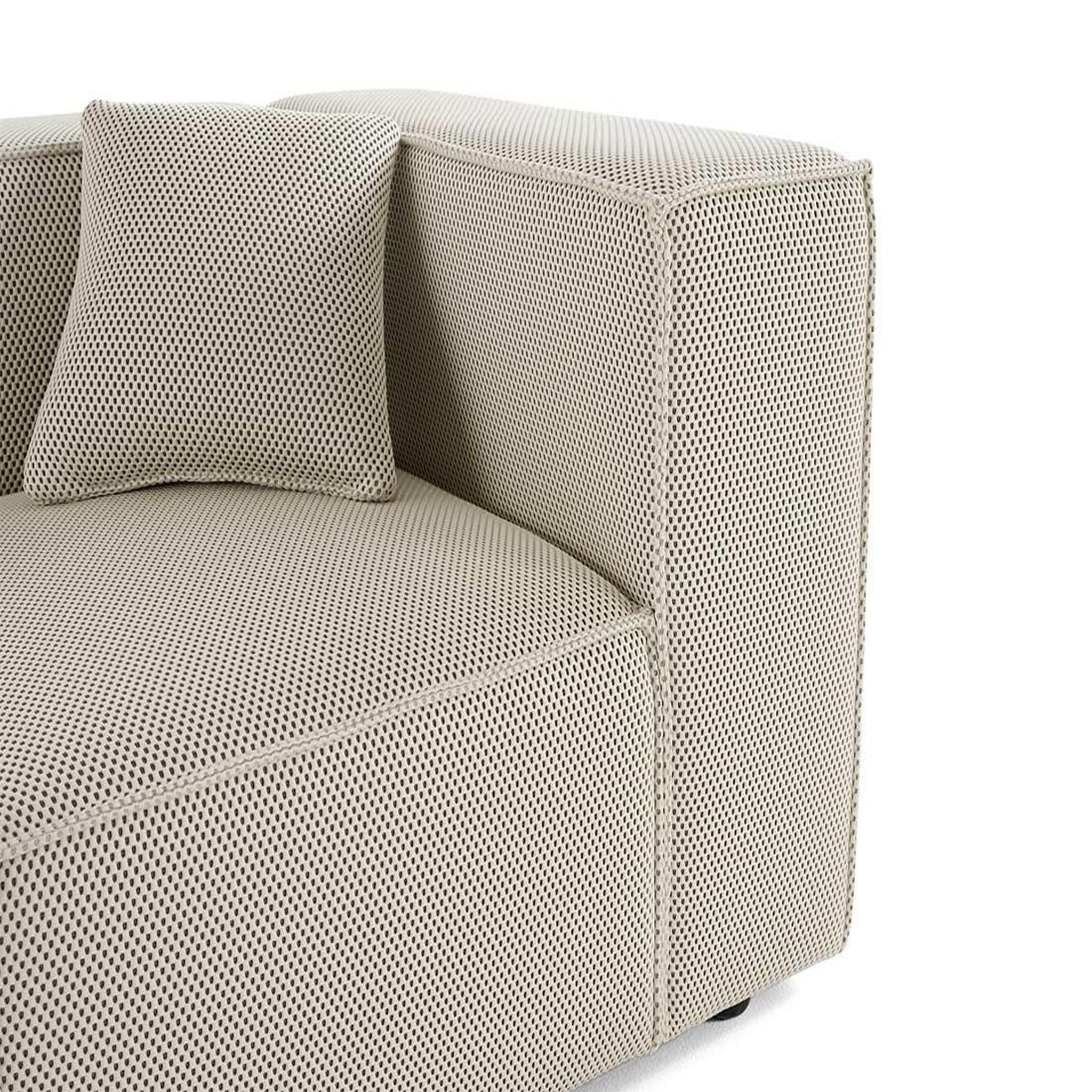 Voir la diapositive 6 : LISA DESIGN Arty - module d'assise droit - en tissu mailles 3d