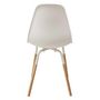 Voir la diapositive 6 : The Home Deco Factory Lot de 4 Chaises scandinave Phenix en polypropylène et métal