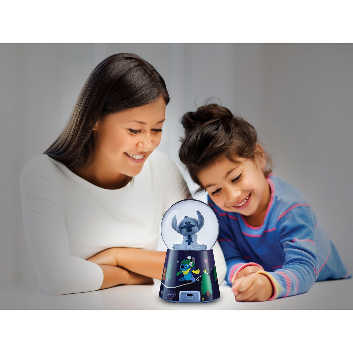 Lexibook Enceinte Bluetooth Boule à neige Stitch