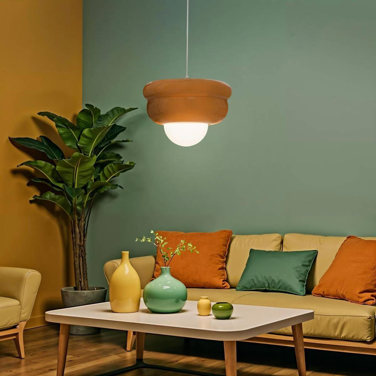 ATMOSPHERA Suspension Design en Métal  Patty  28cm Orange