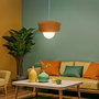 Voir la diapositive 4 : ATMOSPHERA Suspension Design en Métal  Patty  28cm Orange