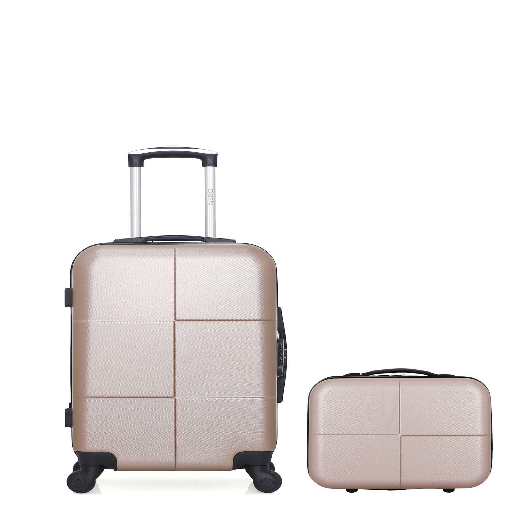 HERO Lot de 2 Valises Rigides Cabine et Vanity CORONADO