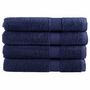 Voir la diapositive 1 : VIDAXL Serviettes de qualité supérieure SOLUND 4 pcs bleu marine
