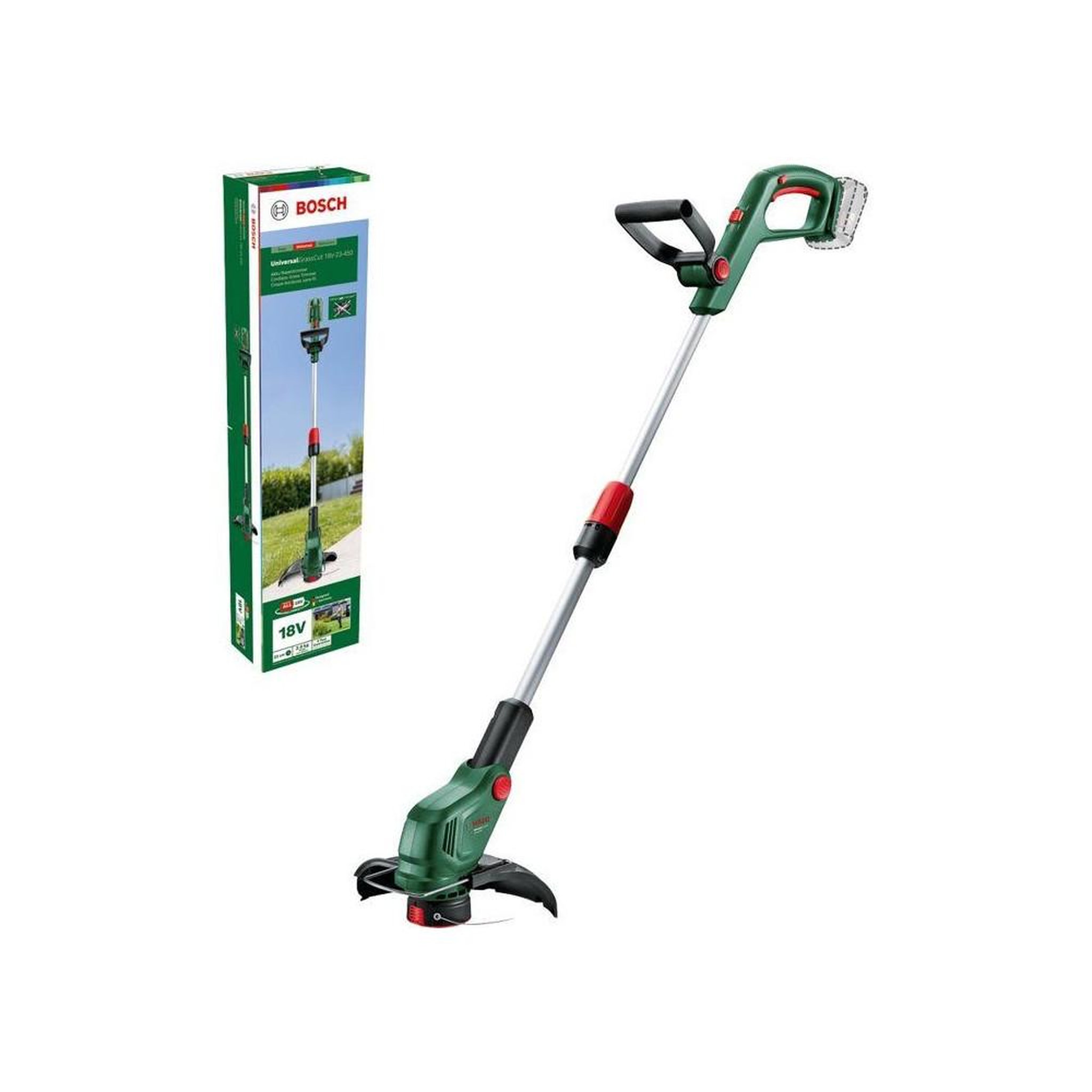 Voir la diapositive 3 : BOSCH Tondeuse débroussailleuse sans fil 18 v 23 cm universalgrasscut 18v-23-450 pour finitions et bordures
