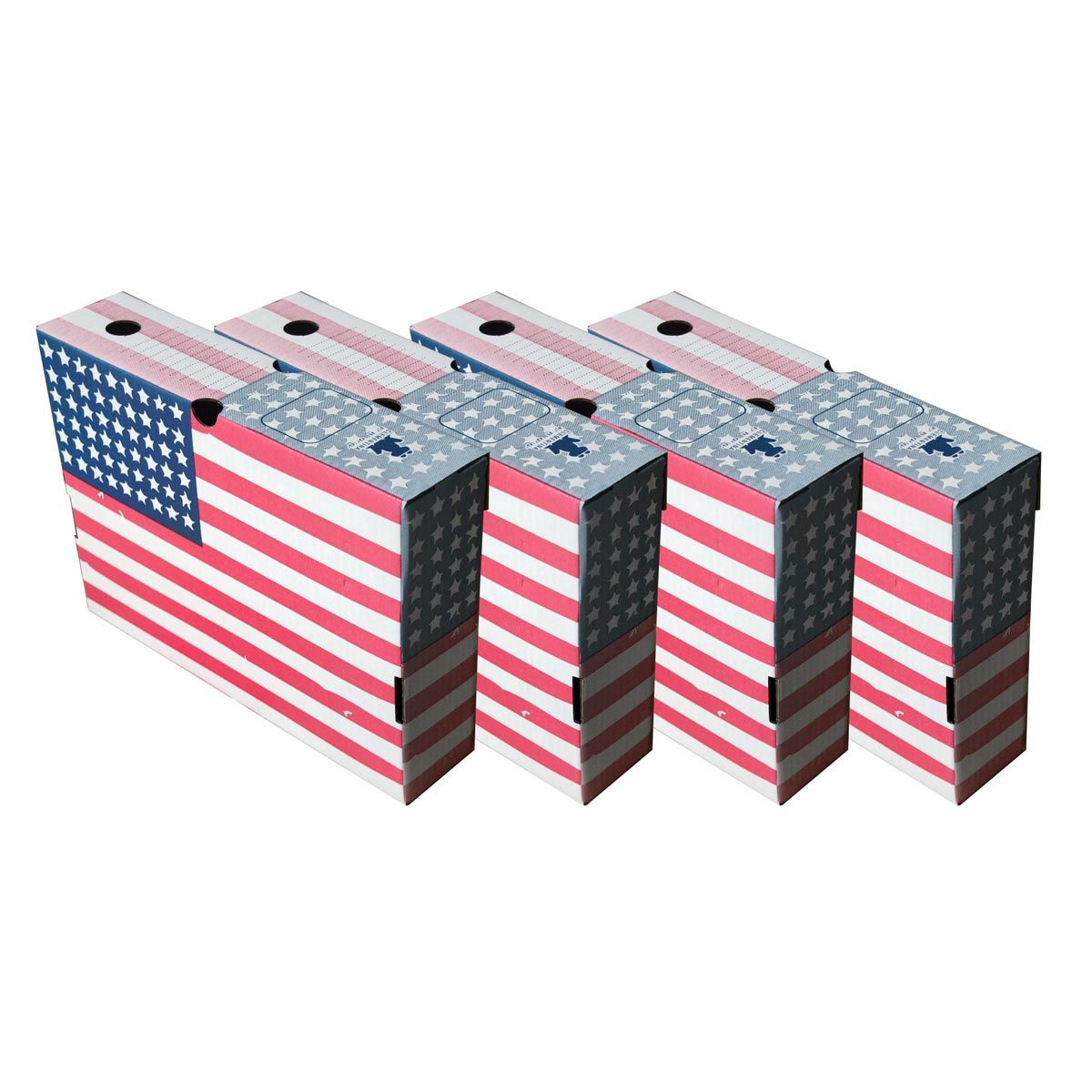 Lot de 4 boites archive USA