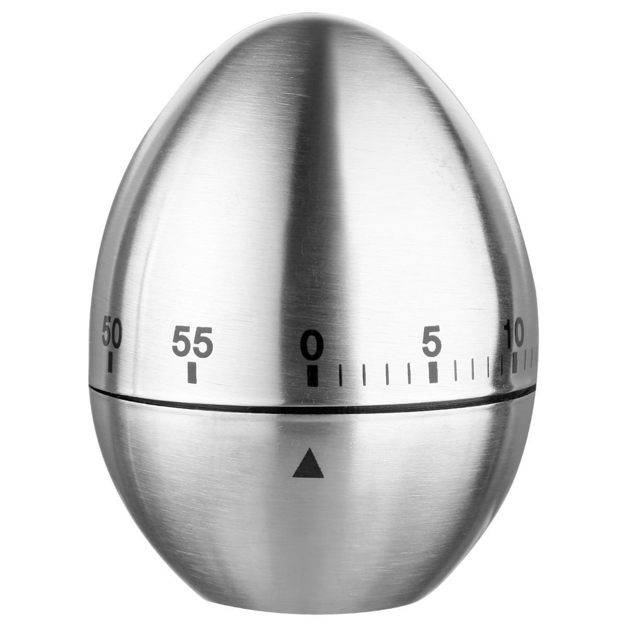 FIVE Minuteur inox  œuf  8cm argent