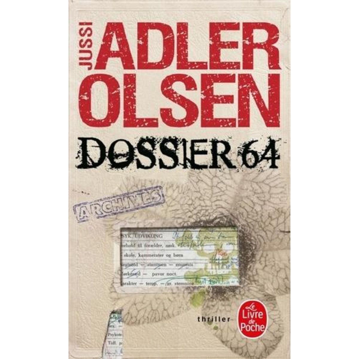 LES ENQUETES DU DEPARTEMENT V TOME 4 : DOSSIER 64, Adler-Olsen Jussi