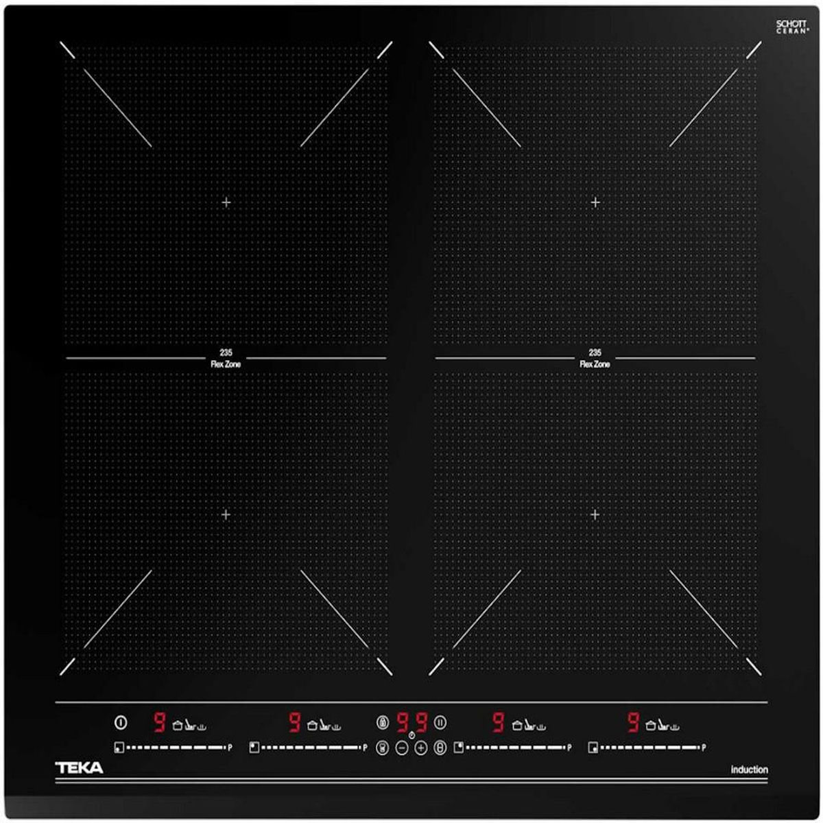 TEKA Table de cuisson à induction 60cm 4 feux 8800w noir - IZF64600