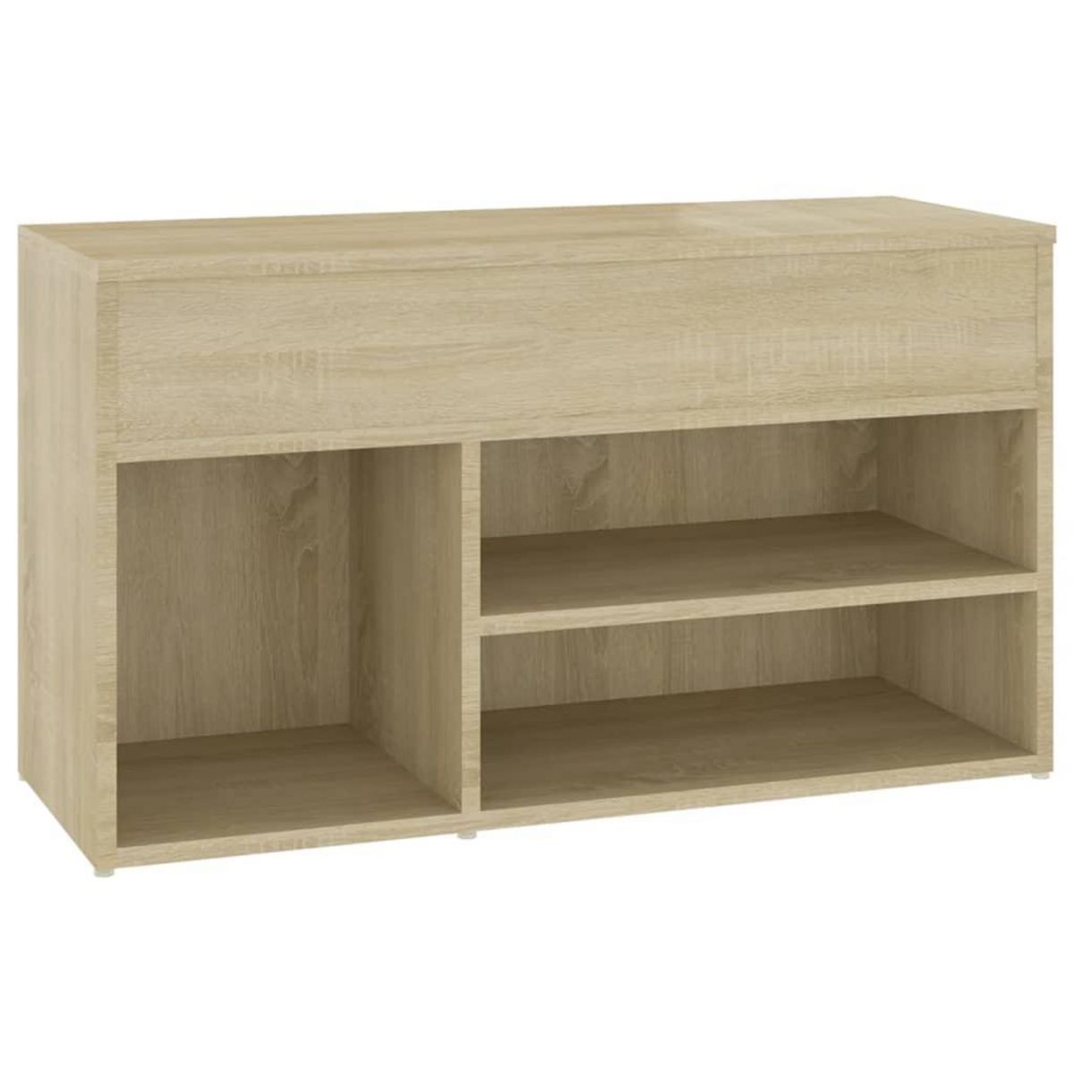 VIDAXL Banc a chaussures Chene sonoma 80x30x45 cm Bois d'ingenierie