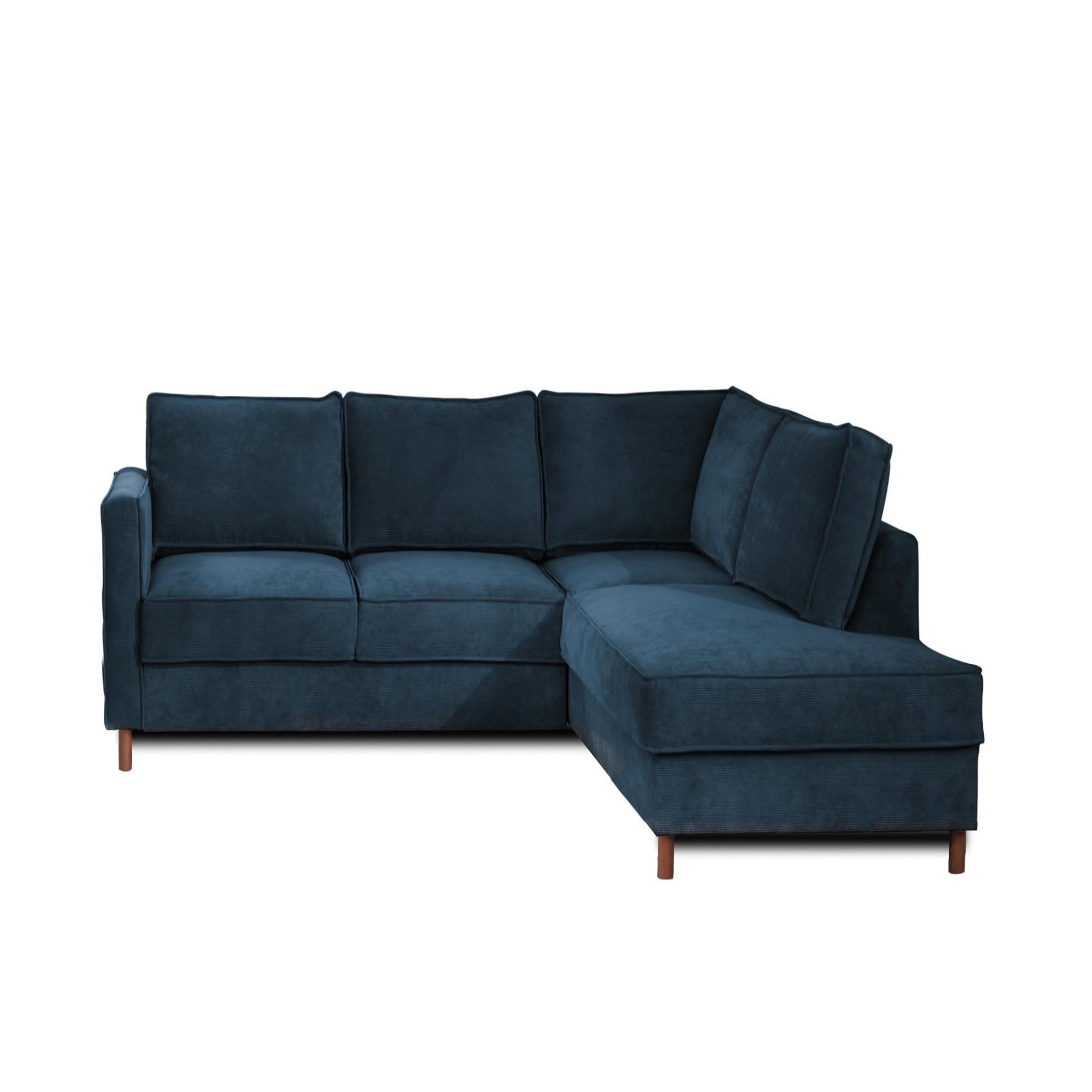 Voir la diapositive 6 : LISA DESIGN Jake - canapé d'angle droit - convertible - 5 places - en velours côtelé