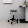Voir la diapositive 1 : VIDAXL Chaise pivotante de bureau Gris fonce Velours