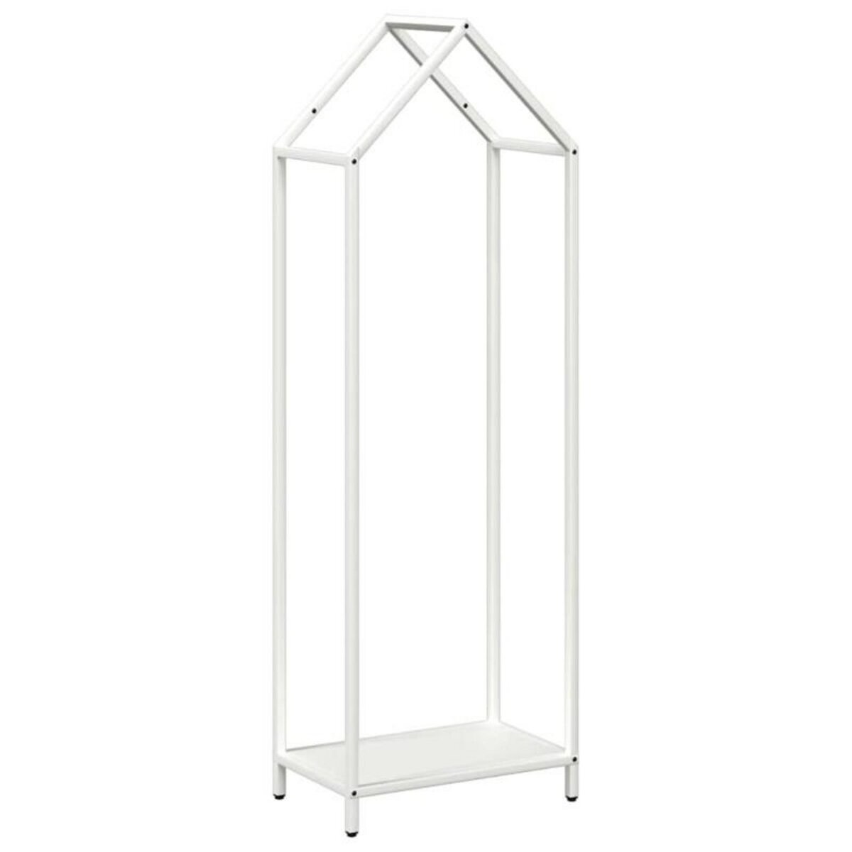 VIDAXL Portant de bois chauffage blanc 40x25x120 cm