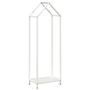 Voir la diapositive 2 : VIDAXL Portant de bois chauffage blanc 40x25x120 cm