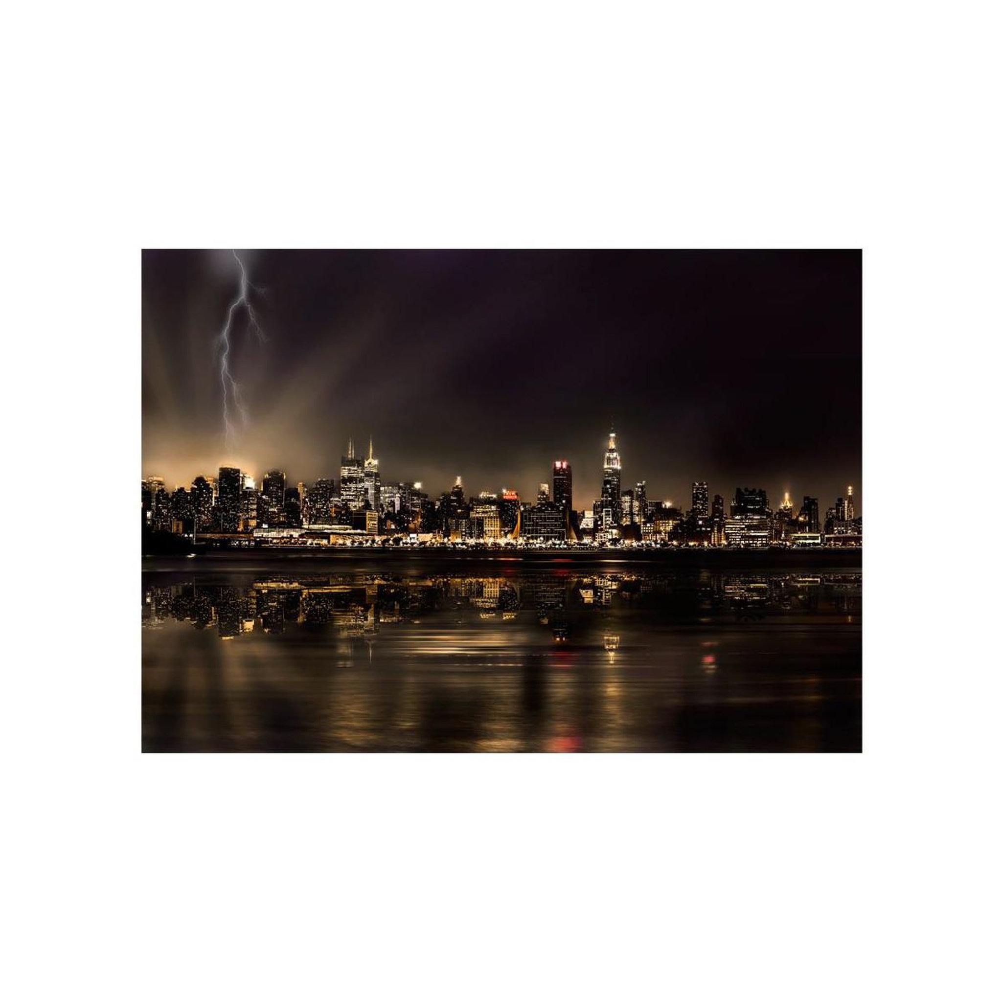 Voir la diapositive 2 : Paris Prix Papier Peint  Storm in New York City