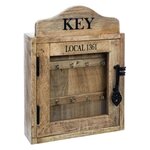 ATMOSPHERA Boîte à Clés en Bois  Local  30x40cm Naturel