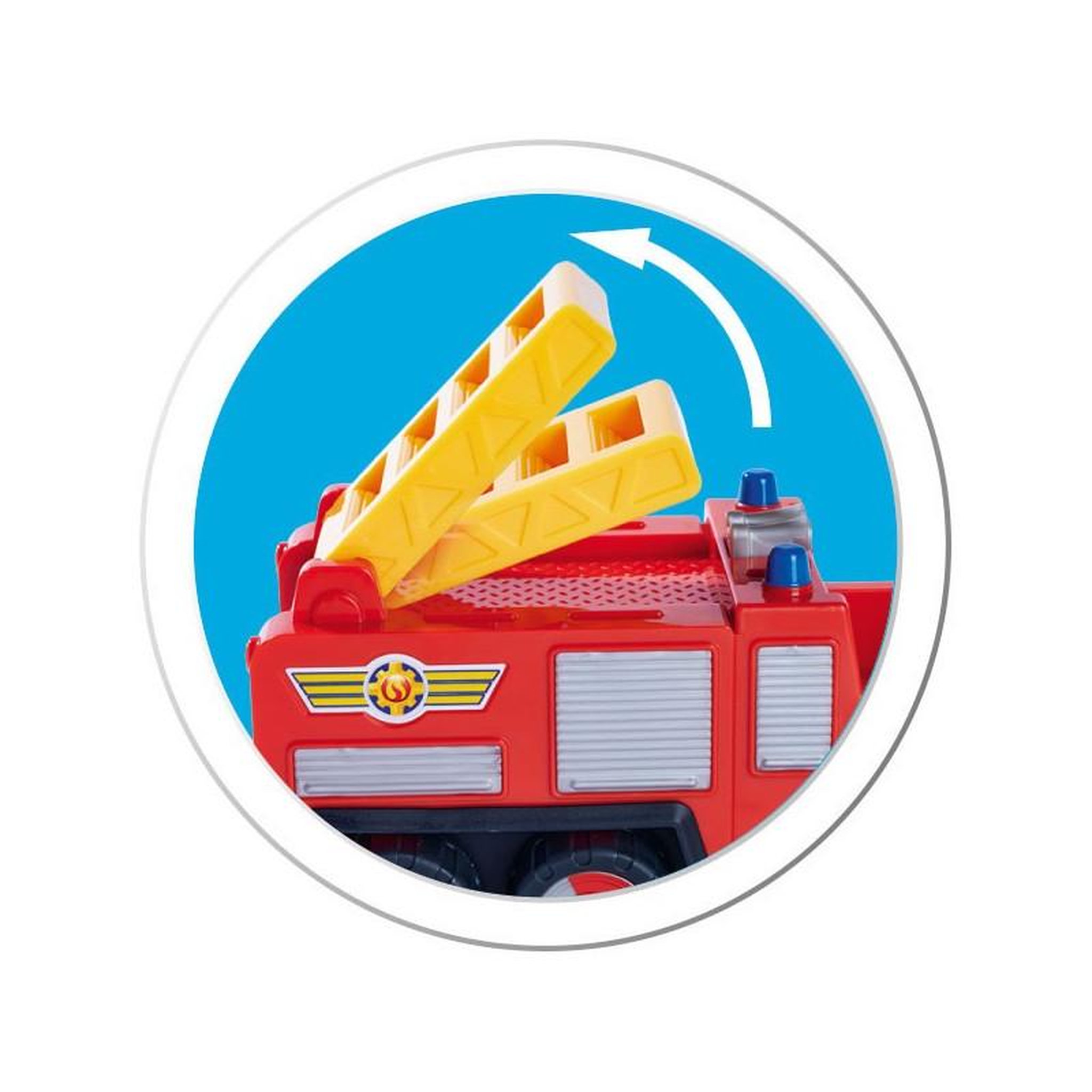 Voir la diapositive 4 : SIMBA Simba - Fireman Sam Jupiter Firetruck with Sam Figure 109252505