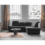 Voir la diapositive 5 : BEST MOBILIER Paul - canapé d'angle droit - 5 places - convertible avec coffre et têtières - en tissu