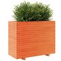 Voir la diapositive 4 : VIDAXL Jardiniere cire marron 90x40x72,5 cm bois de pin massif