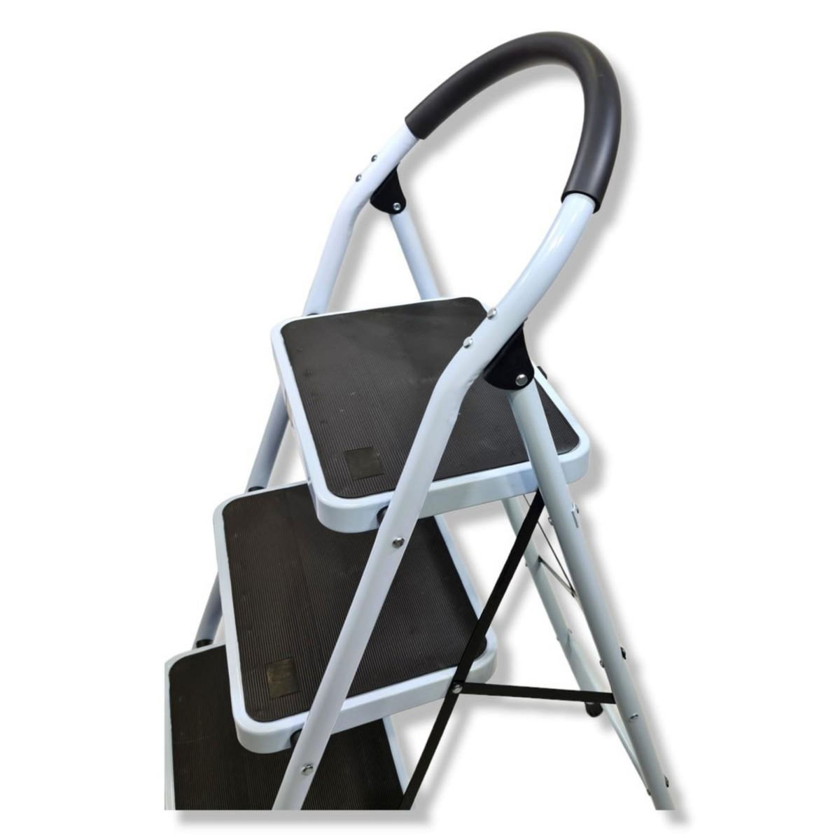 BRIXO Escabeau Marche-pied pliant 4 niveaux Portée Max 150 kg BRIXO