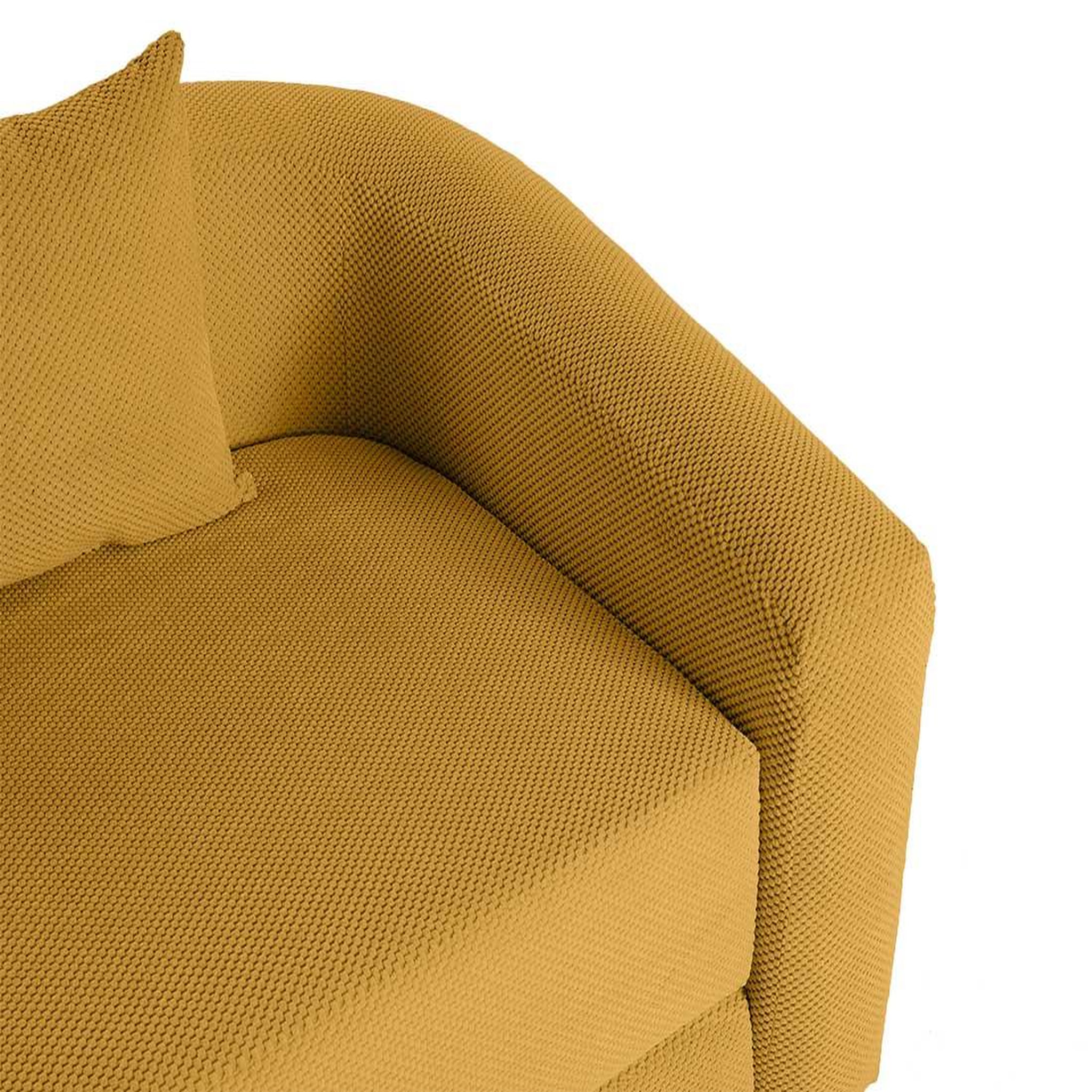 Voir la diapositive 5 : BEST MOBILIER Nuvia - canapé convertible déplimousse 3 places en velours texturé